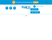Tablet Screenshot of fusionmassage.com.au