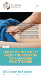Mobile Screenshot of fusionmassage.com